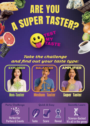 Super Taster Test Kit for a group of ten.